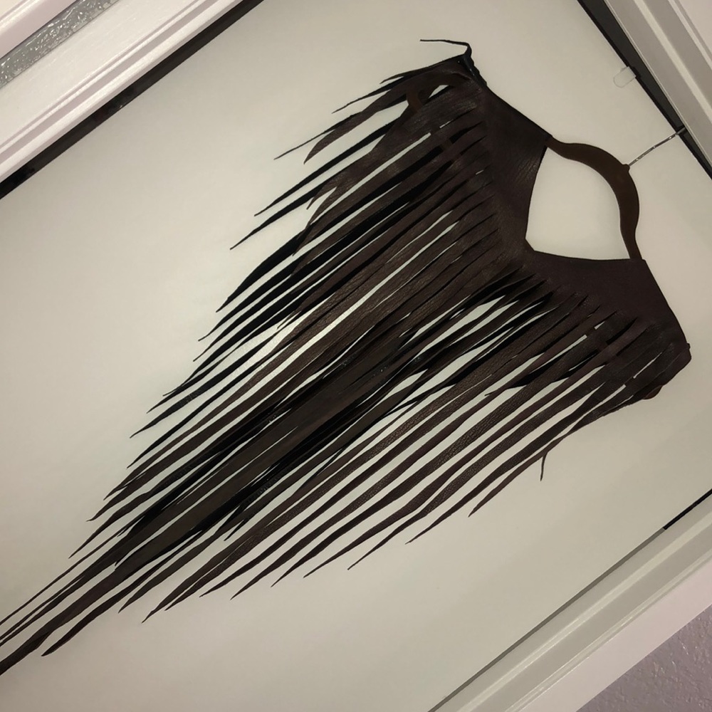 Leather Poncho
